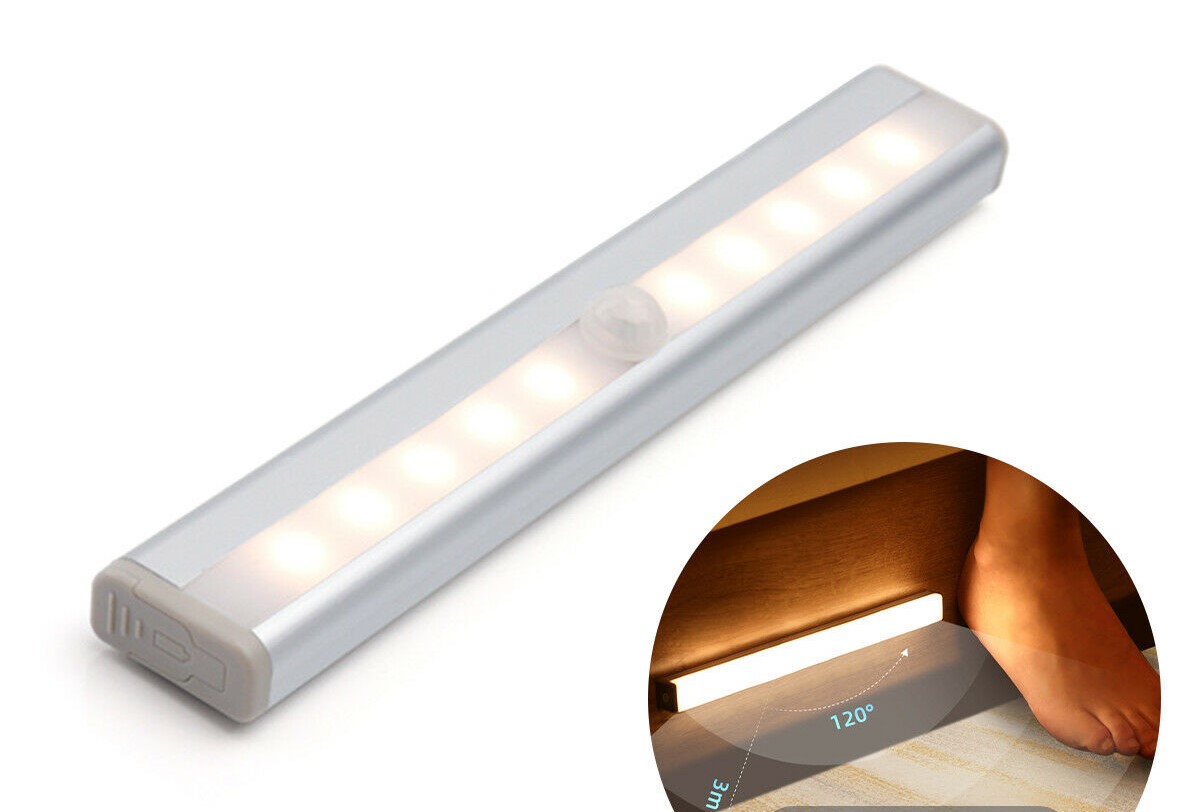 BANDE LED AVEC DÉTECTEUR DE MOUVEMENT INFRAROUGE BATTERIE USB 1M RGB TE B0451 91574676